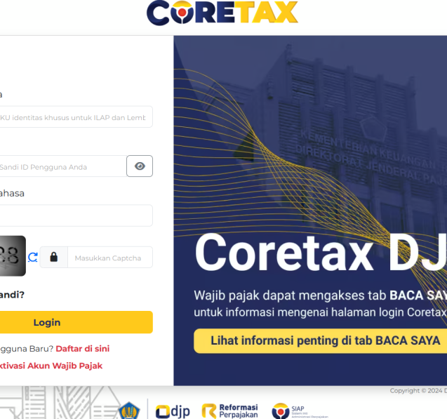 Gambar Tampilan Coretax